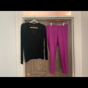Elle Moss and J. Crew Pants Set